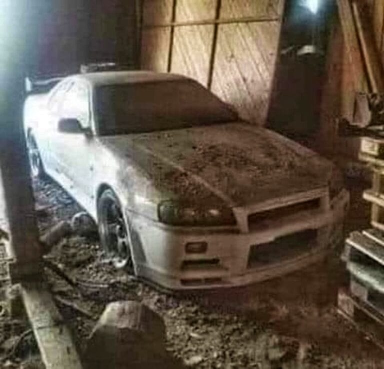 The car in the picture was a present from a father to his daughter. The father intended to put his child to the test to teach her a crucial life lesson.