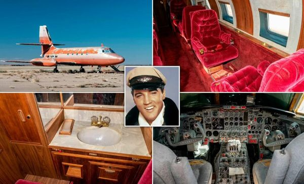 Elvis Presley's Jet Interior