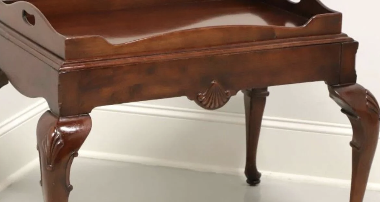 Antique Solid Mahogany Dessert Serving Tables: A Glimpse into the Past