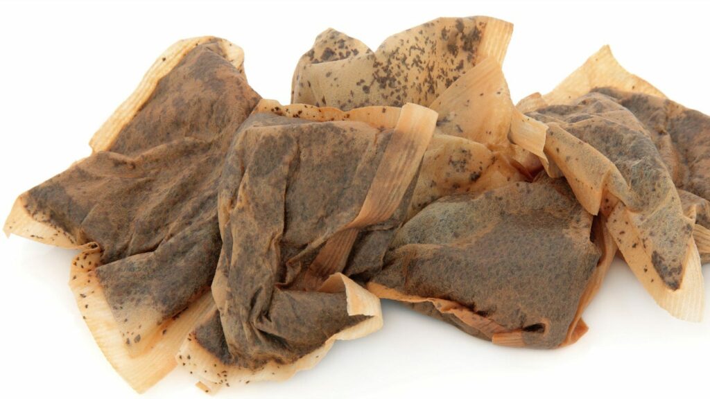 Used tea bags