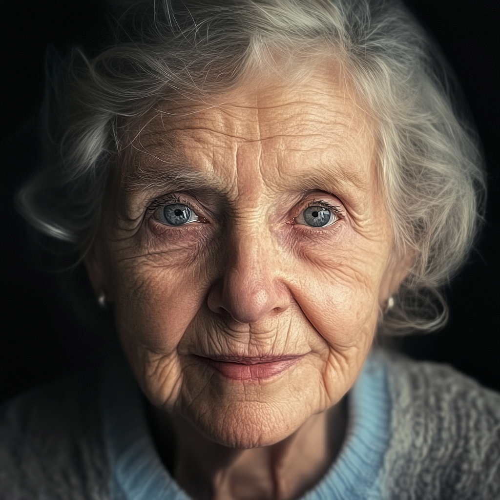 A close up of an old woman | Source: Midjourney