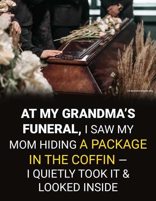 At my grandmother’s funeral, I watched my mother slip something into the coffin—What I discovered left me stunned