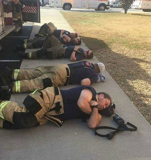 A Picture Worth a Thousand Words: Firefighters’ Tireless Dedication