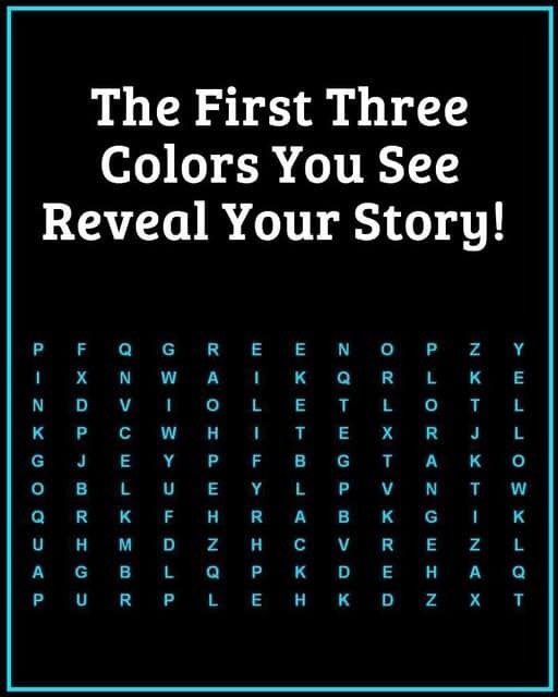 What’s the First Color You See?