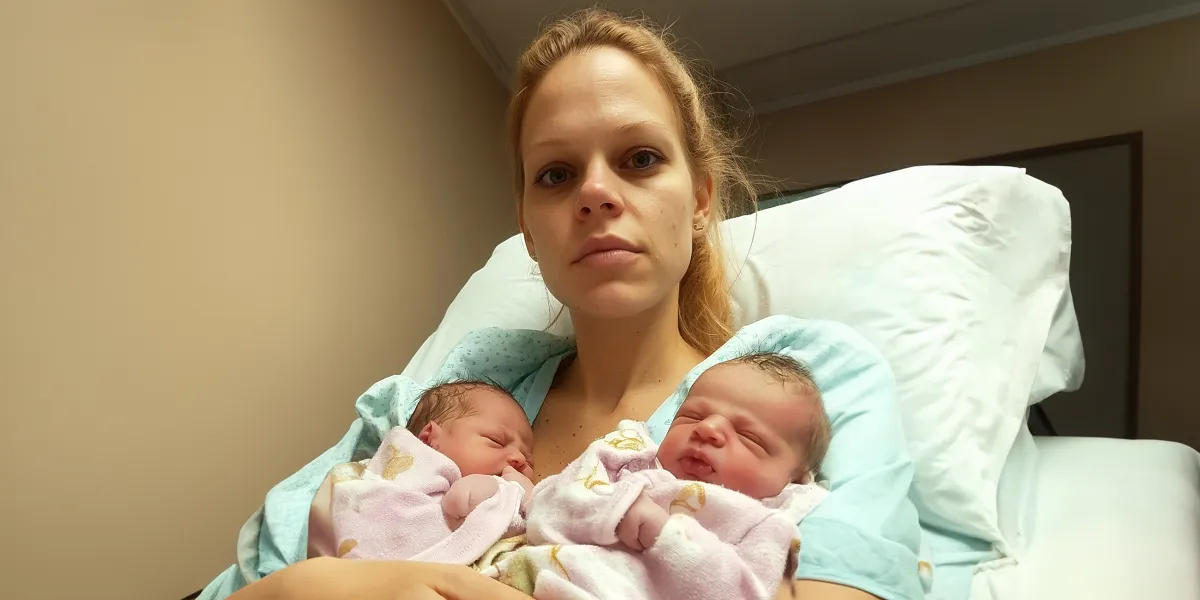 My husband left me the moment he entered the hospital room and saw our newborn twin daughters