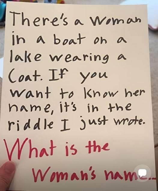 Unraveling the Mystery of the Woman in a Boat Riddle: Are You Game for the Brain Teaser?