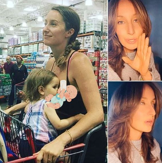 Mother Posts Picture Breastfeeding Toddler in Public