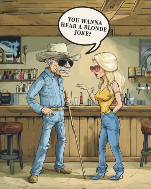 The Unexpected Episode at the All-Blonde Biker Bar