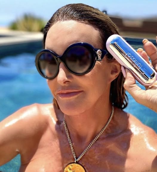 Caitlyn Jenner Goes Topless Promoting a Sunblock Product