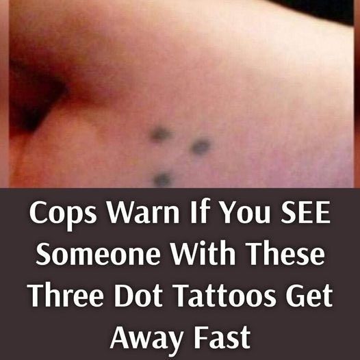 If You Notice Someone with These Tattoos, Contact the Police