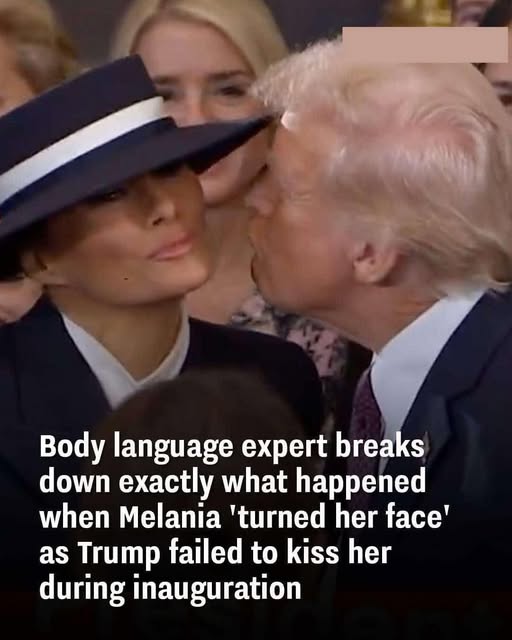 Body Language Expert Weighs in on Melania’s Gesture at Trump’s Inauguration