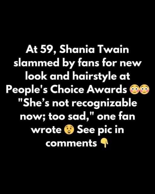 Shania Twain draws attention for her new blonde look at awards show