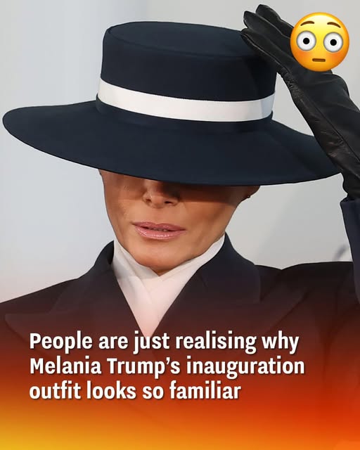 Why Melania Trump’s Inauguration Outfit Seemed So Familiar