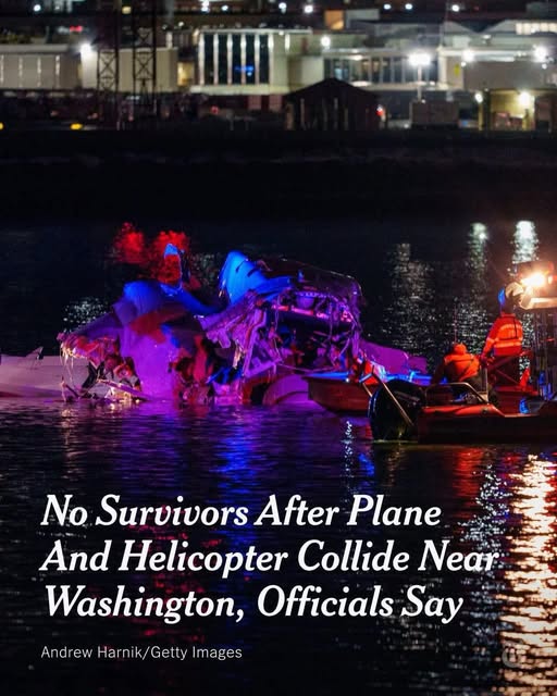 Devastating Collision: Over 60 Feared Dead as Jet and Helicopter Crash into Potomac River