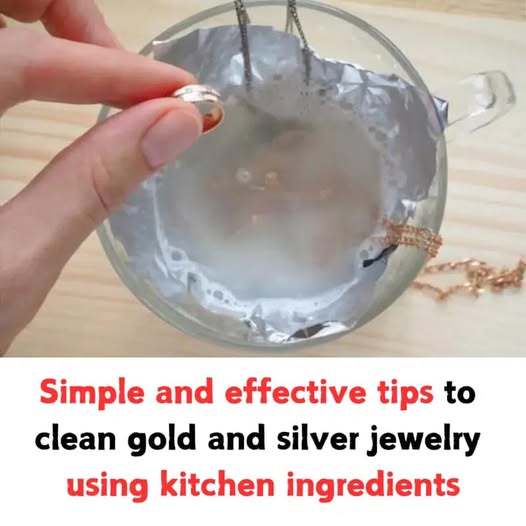 Simple and Effective Tips for Cleaning Gold and Silver Jewelry with Kitchen Ingredients