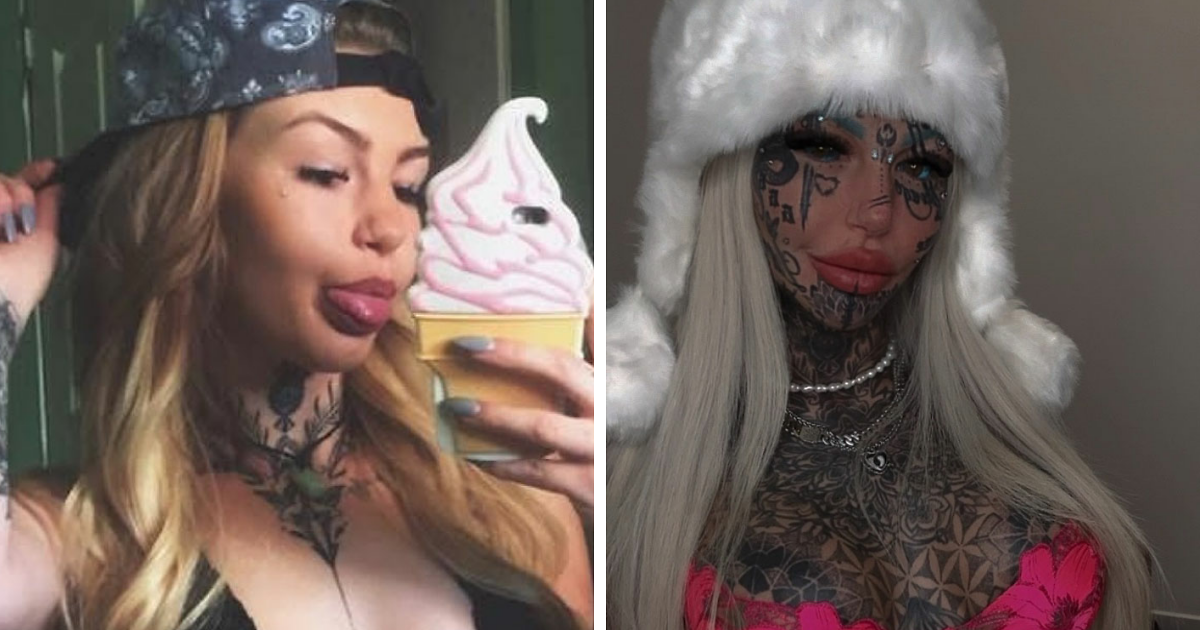 Australia’s Most Tattooed Woman Who Spent $218k On Ink Shares Stunning Before-And-After Photos