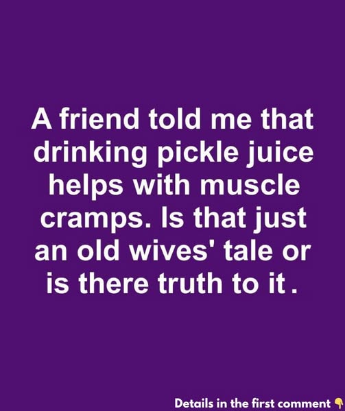 Does Pickle Juice Really Help With Muscle Cramps?