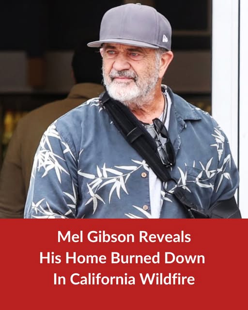 Mel Gibson Shares Heartfelt Reflections After Fire Destroys His Home