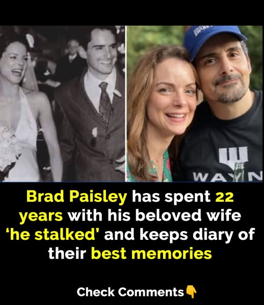 Brad Paisley “stalked” wife Kimberly Williams after seeing her film with ex