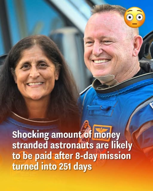 Stranded Astronauts to be Paid a Surprising Amount After Extended Space Mission