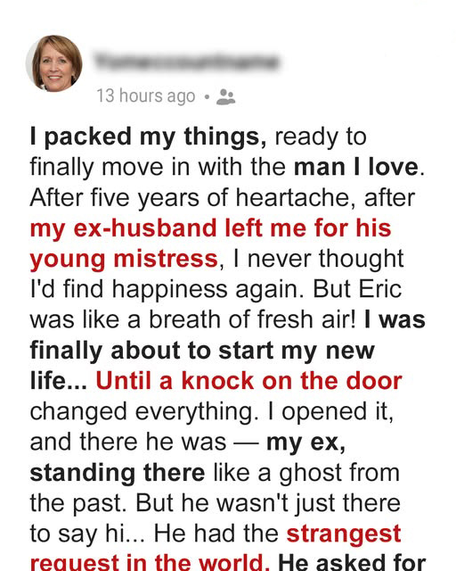 I THOUGHT I’D NEVER SEE HIM AGAIN—THEN HE KNOCKED ON MY DOOR