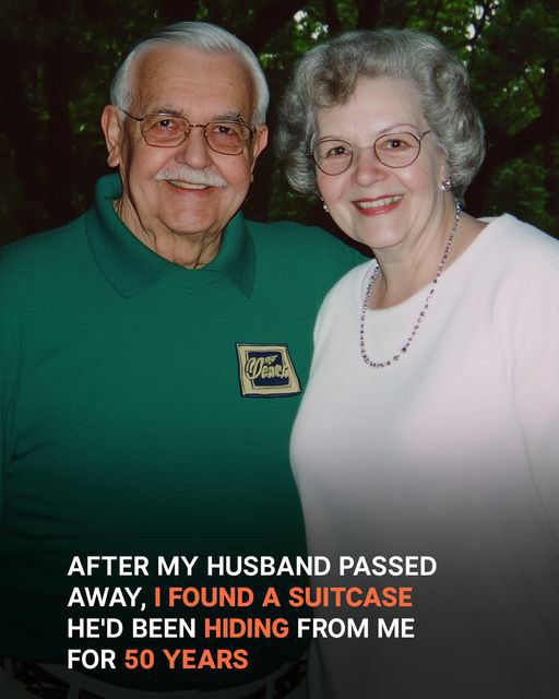 AFTER MY HUSBAND PASSED AWAY, I FOUND A SUITCASE HE’D BEEN HIDING FROM ME FOR 50 YEARS