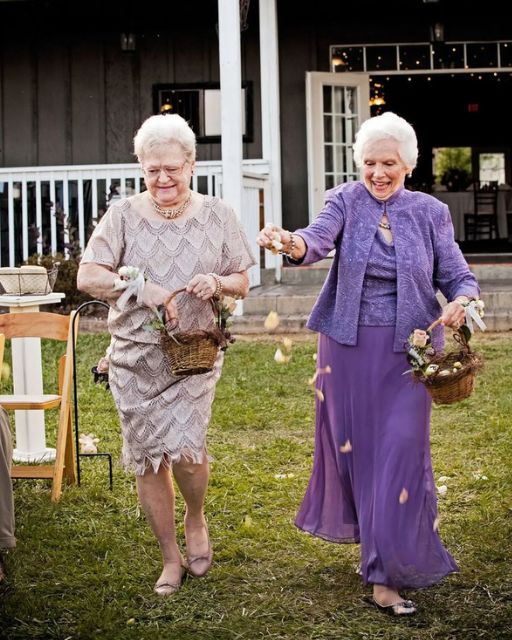 MY GRANDMOTHERS ARE THE FLOWER GIRLS AT MY WEDDING—AND NOT EVERYONE IS HAPPY ABOUT IT