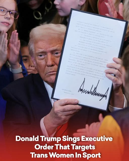 Donald Trump Signs Executive Order Targeting Trans Women in Sports