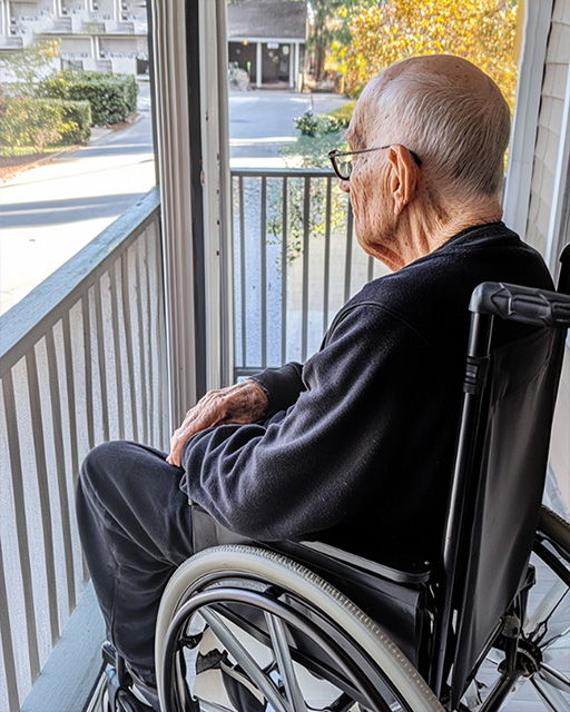 MY DISABLED NEIGHBOR NEVER SMILED