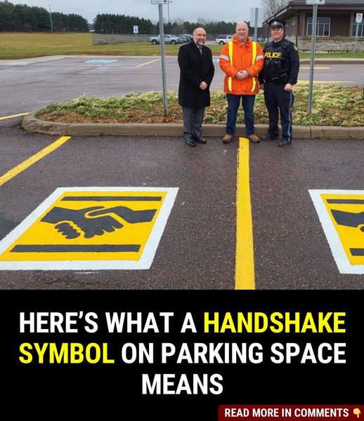 What Does a Handshake Symbol Mean on a Parking Space?