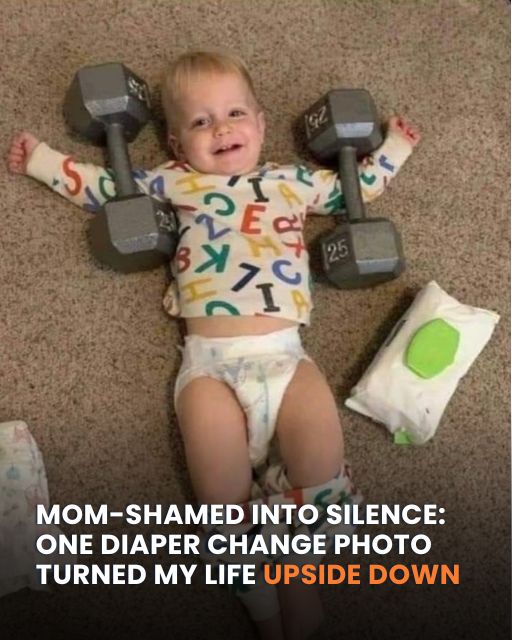 MOM-SHAMED INTO SILENCE: ONE DIAPER CHANGE PHOTO TURNED MY LIFE UPSIDE DOWN