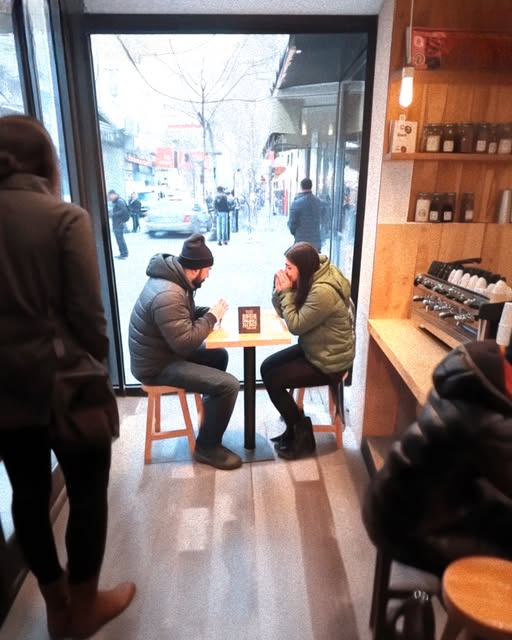 FOLLOWED MY BOYFRIEND AND SAW HIM GIVE A RING TO MY SISTER AT A CAFÉ.