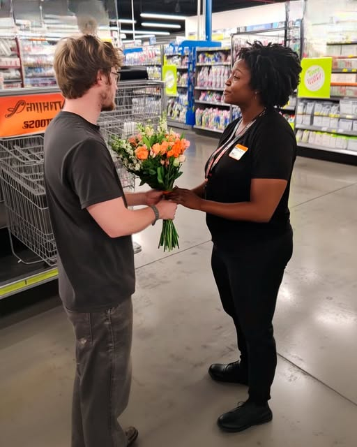 It was a regular Monday evening at Walmart.