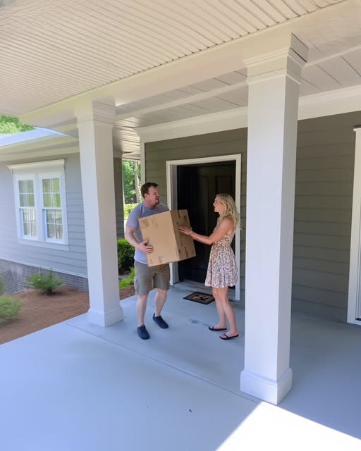 MY HUSBAND WAS “TOO BUSY” TO PICK ME UP WITH HEAVY BAGS—THEN I CAUGHT HIM CARRYING BOXES FOR OUR HOT NEW NEIGHBOR