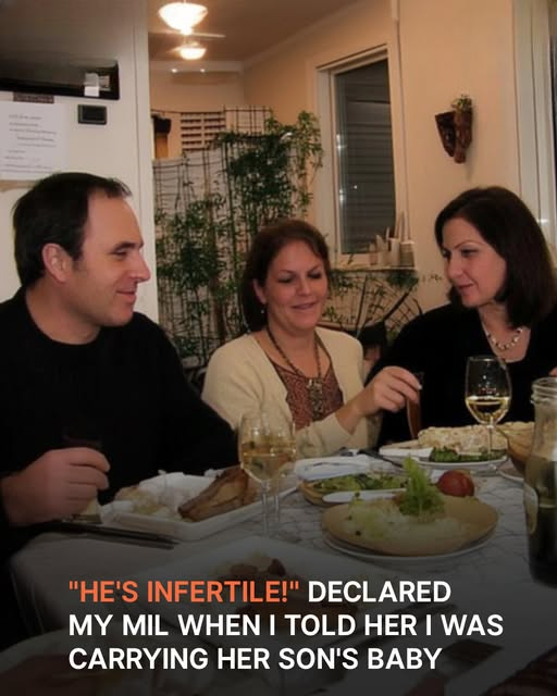 I decided to surprise my fiancé’s family with some exciting news over dinner.