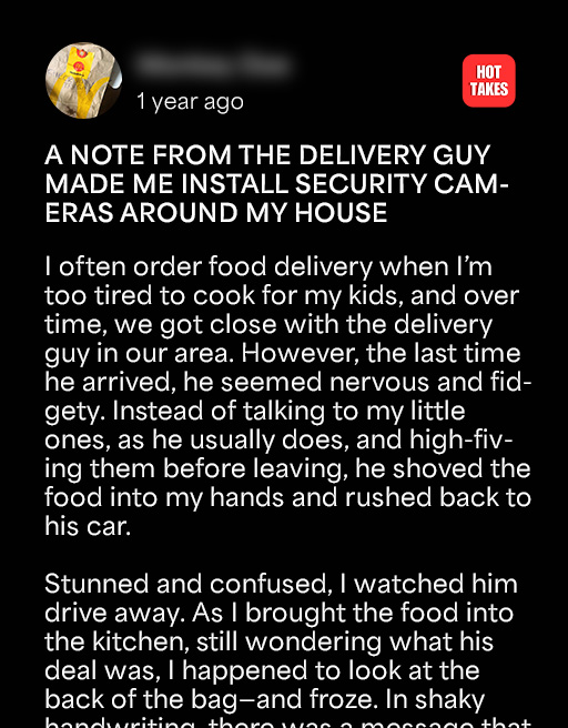 A Note from the Delivery Guy Made Me Install Security Cameras around My House