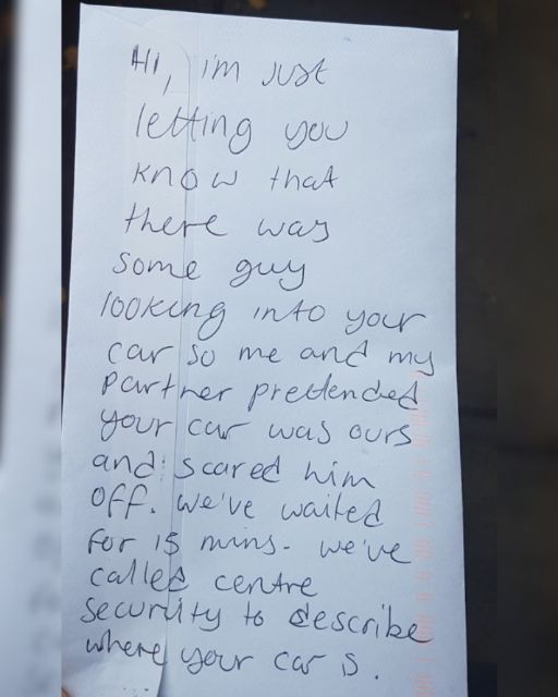 I FOUND A NOTE ON MY CAR—AND WHAT IT SAID MADE MY BLOOD RUN COLD