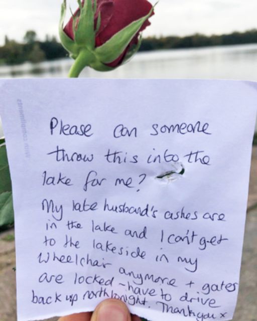 I FOUND A NOTE ON A ROSE—AND WHAT IT SAID BROKE ME