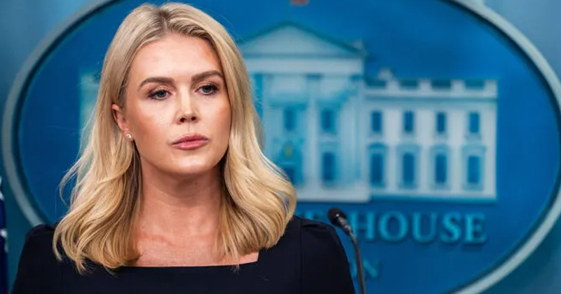 Karoline Leavitt Criticized Over Remark about Joe Biden