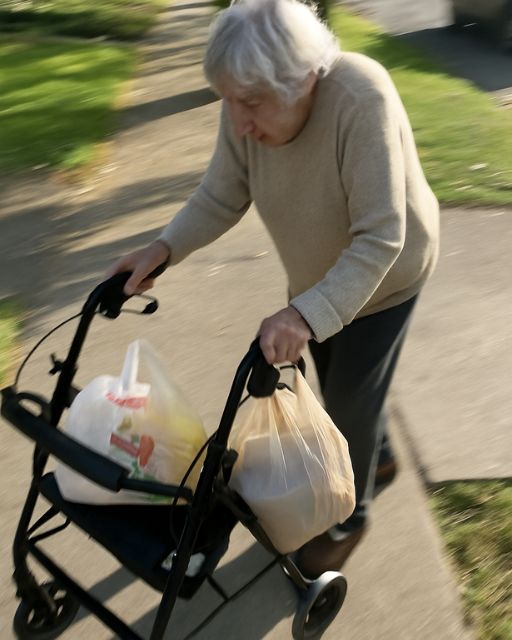 SHE WALKED SIX BLOCKS WITH A ROLLATOR—JUST TO BRING HER NEIGHBOR SOME SOUP