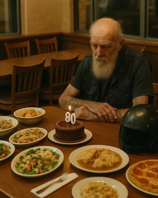 Not a single family member showed for my Biker Grandpa’s 80th birthday