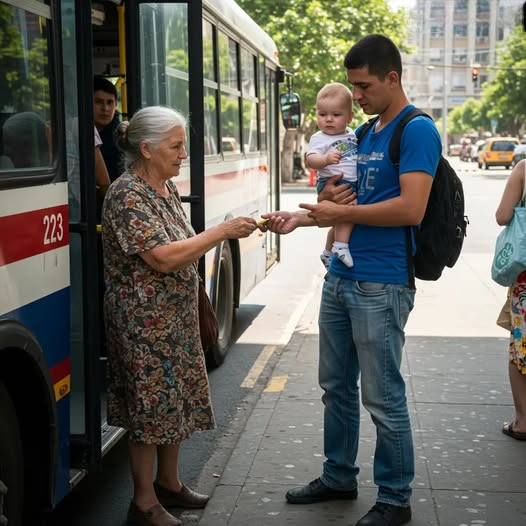 “I PAID A STRANGER’S BUS FARE – HER CR33PY NOTE SAVED MY SON’S LIFE”