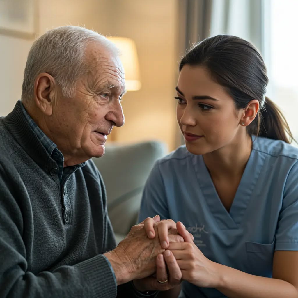 THE ELDERLY MAN AT THE NURSING HOME HELD MY HAND—AND TOLD ME A SECRET HE NEVER SHARED WITH ANYONE