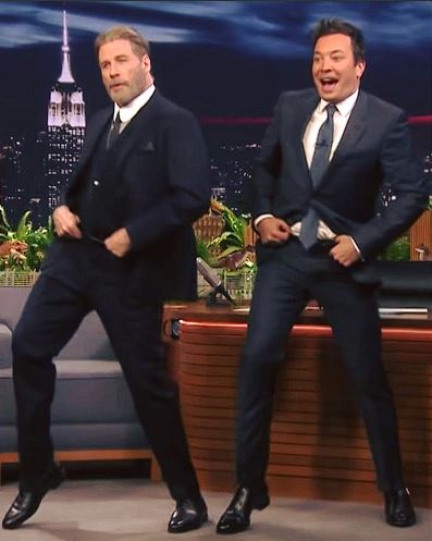 John Travolta shows up to perform the iconic moves we all remember – 40 years since legendary movie Grease.
