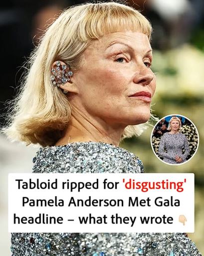 Tabloid ripped for ‘disgusting’ Pamela Anderson Met Gala headline