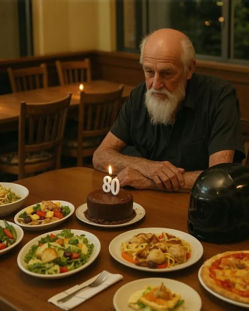 Not a Single Family Member Showed Up for My Biker Grandpa’s 80th Birthday—Not Even His Own Son