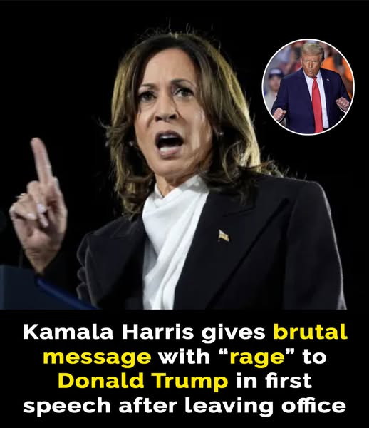 Kamala Harris Delivers First Major Speech Since Leaving Office