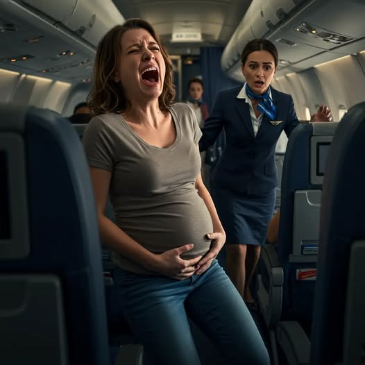 “BABY’S COMING NOW!” – HOW A PILOT’S DARING DECISION SAVED US MID-FLIGHT