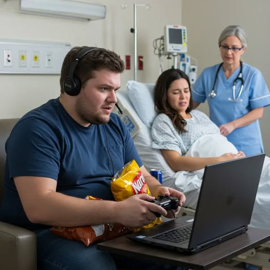 MY HUSBAND’S GAME NIGHT PLAN DURING MY LABOR: A SH0CKING TWIST