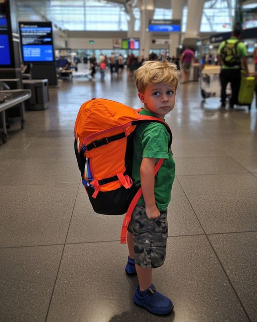I SAW A LOST CHILD AT THE AIRPORT – WHAT HE HAD IN HIS BACKPACK MADE ME GASP